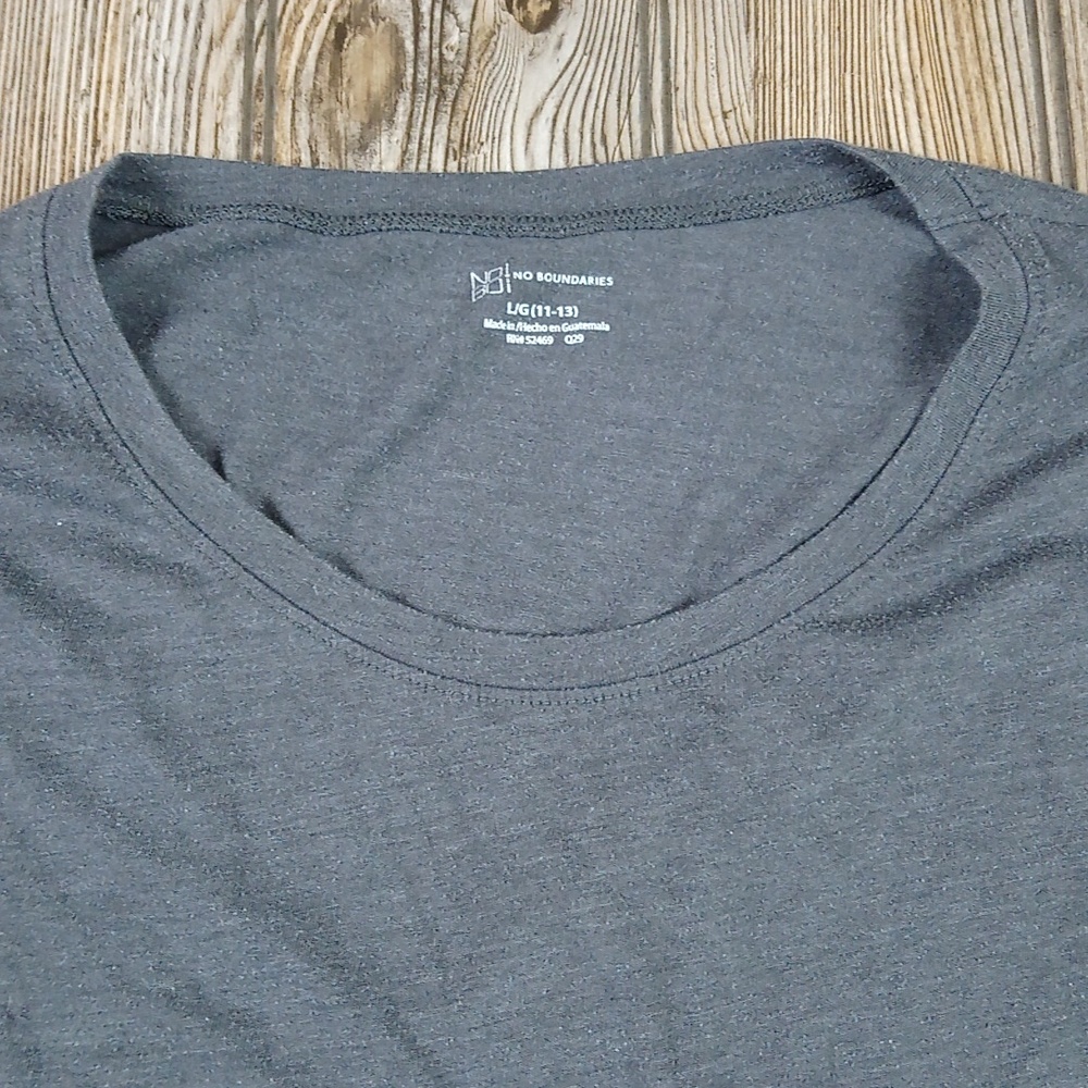 Gray Lightweight Soft Long Sleeve Basic Comfy Cas… - image 3